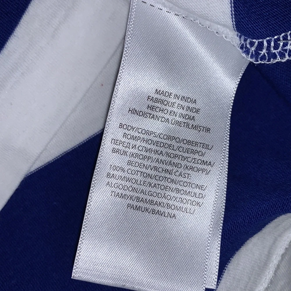 Ralph Lauren Boys Logo Striped Cotton Jersey‎ T-Shirt